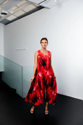 ALQUEMA |  COLLARE COAT & DRESS - FLAMING MOON
